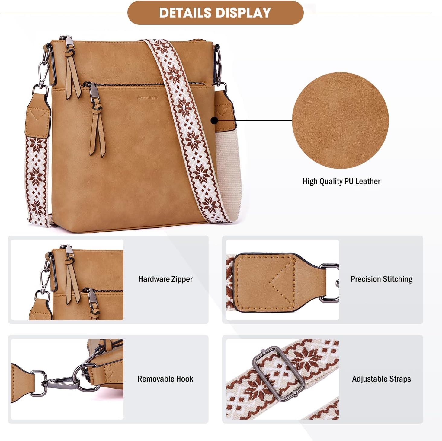Thumbnail 4 de Roulens Trendy Crossbody Bag 11in