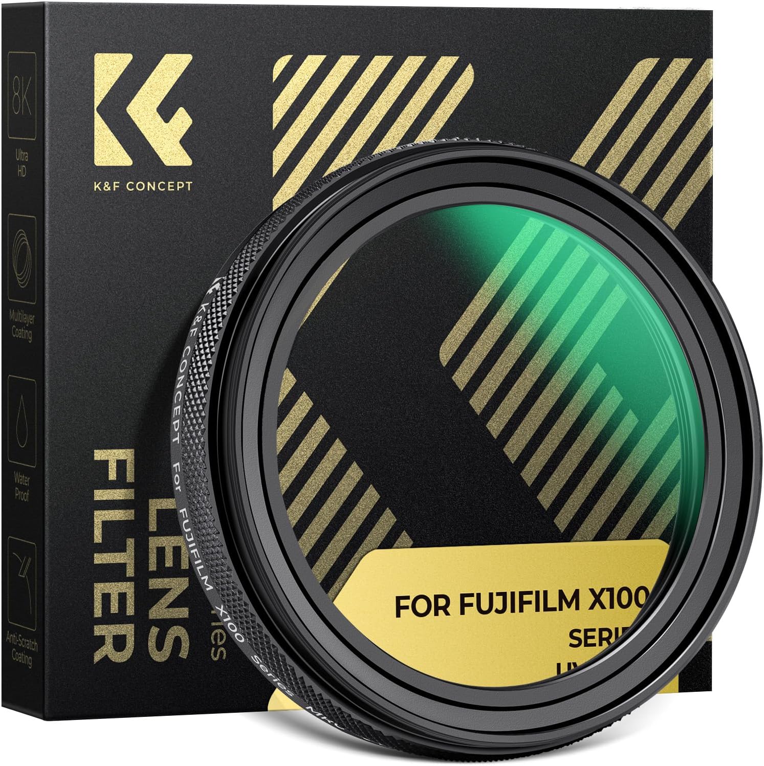 Detalle de K&F CONCEPT UV-Filter X100 Serie