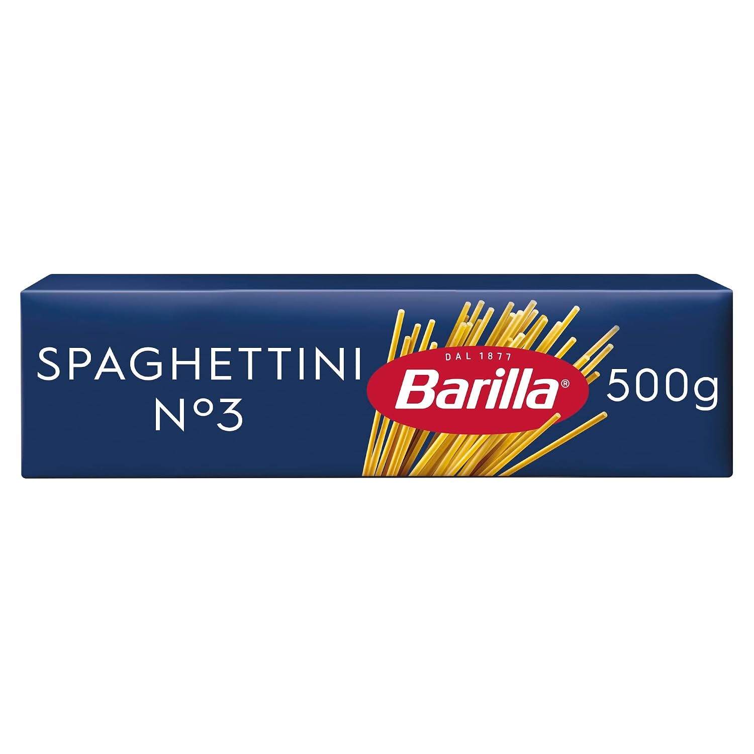 Detalle 1 de Barilla Klassische Spaghettini Nr. 3 – Hartweizen, al dente in 5 Minuten (5 x 500 g)
