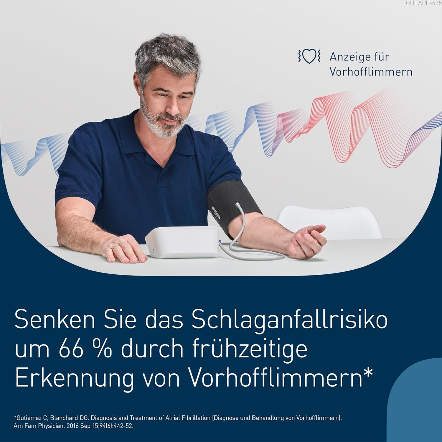 Detalle 1 de OMRON X7 Oberarm-Blutdruckmessgerät 2 Benutzer 🩺