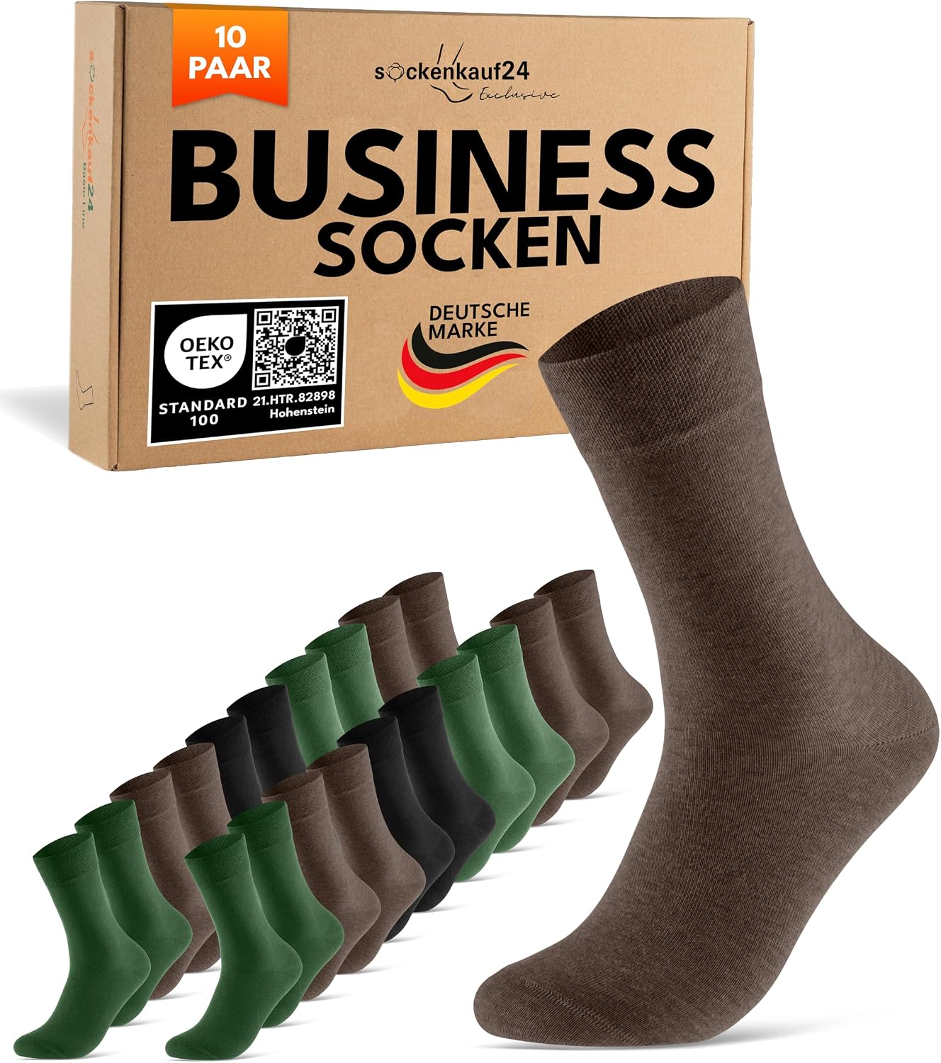Detalle de 10 Paar Socken Business ohne Naht