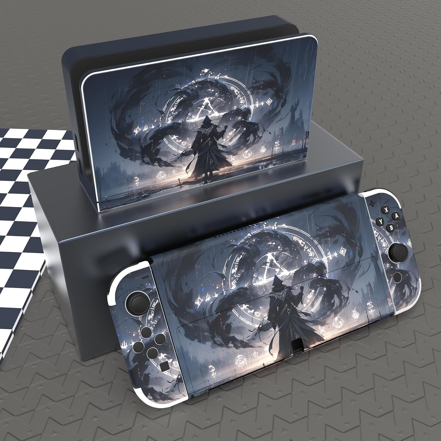 Detalle 2 de playvital Autocollant pour Switch OLED Protection
