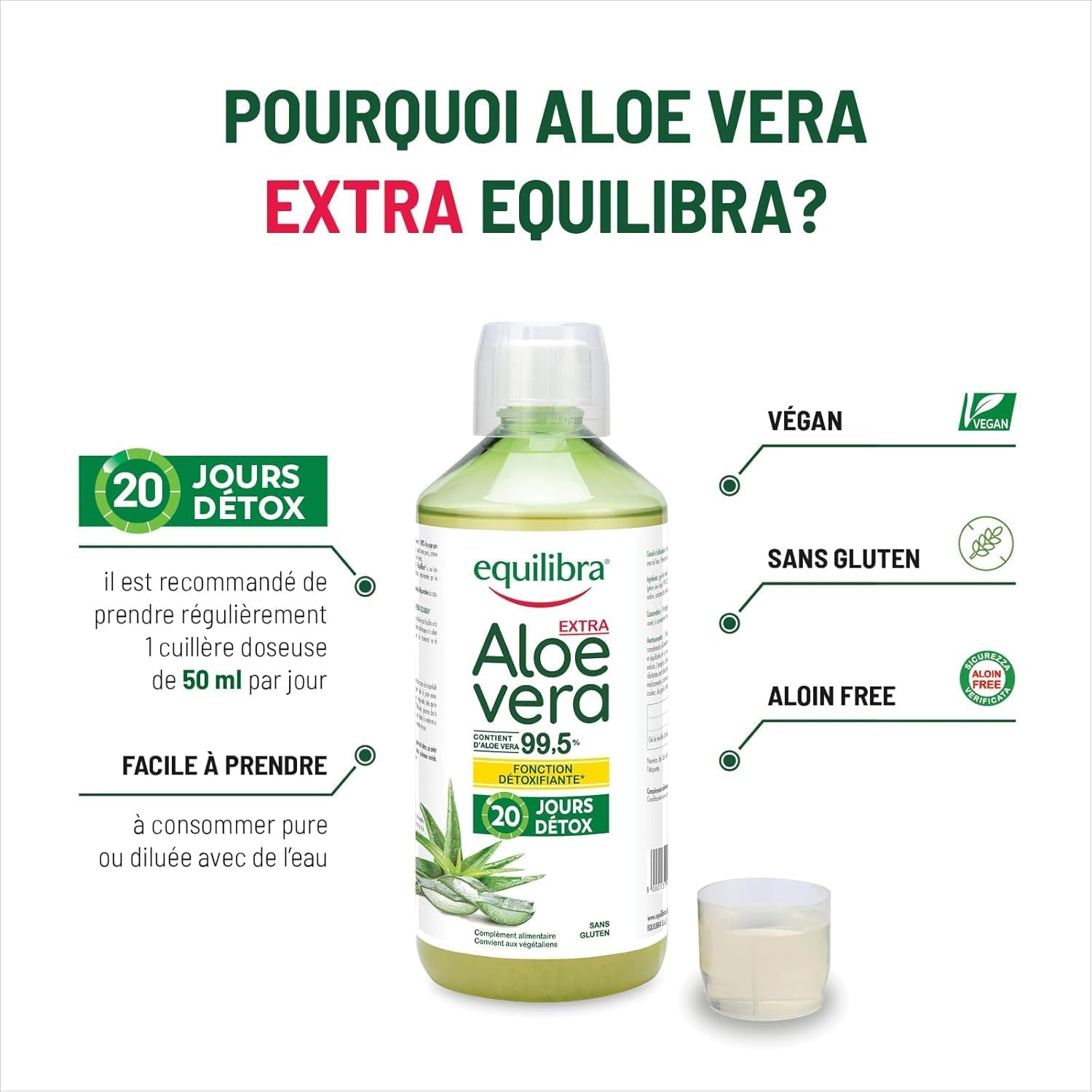 Thumbnail 4 de Equilibra Aloe Vera Extra 99,5% 1 Litre
