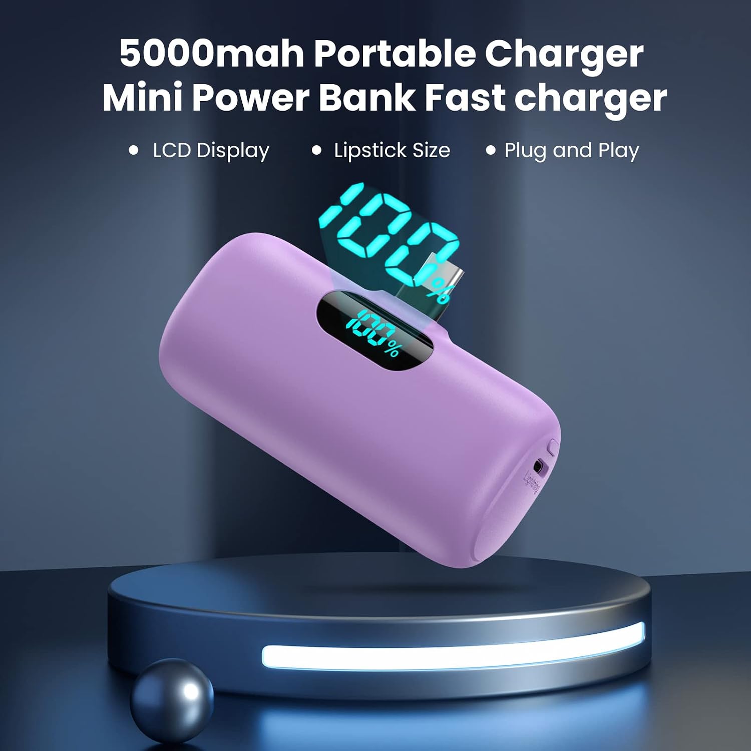 Thumbnail 5 de Kioson 5000mAh USB-C Portable Charger 2-Pack, 20W Fast Charging