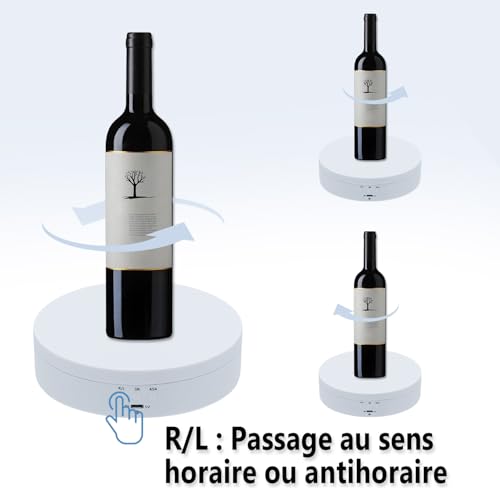 Detalle de Mcbazel Support rotatif à 360° — Plateau tournant motorisé pour bijoux et montres