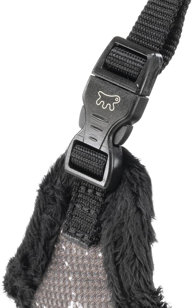 Detalle de Ferplast Nikita Fur XL harnais respirant pour chien (taupe) – sangle réglable et bord rembourré