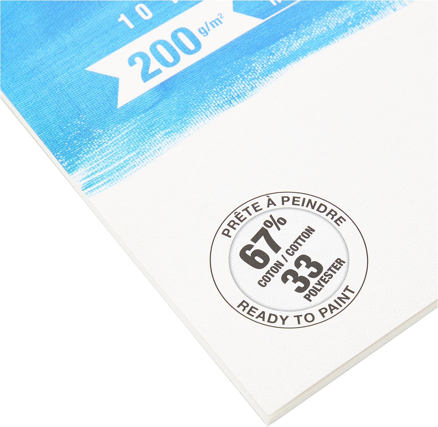 Thumbnail 3 de Clairefontaine 975207C bloc encollé 10 toiles 🎨