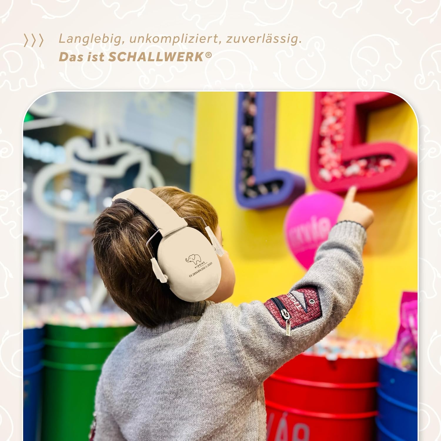 Thumbnail 6 de Schallwerk Kapselgehörschutz Kiddies Sandy Beige – Gehörschutz für Kinder