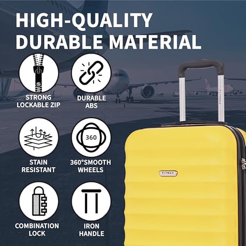 Detalle 2 de FLYMAX 55x40x20 Ryanair Cabin Bag: Lightweight 40L Carry-On for Everyday Travel