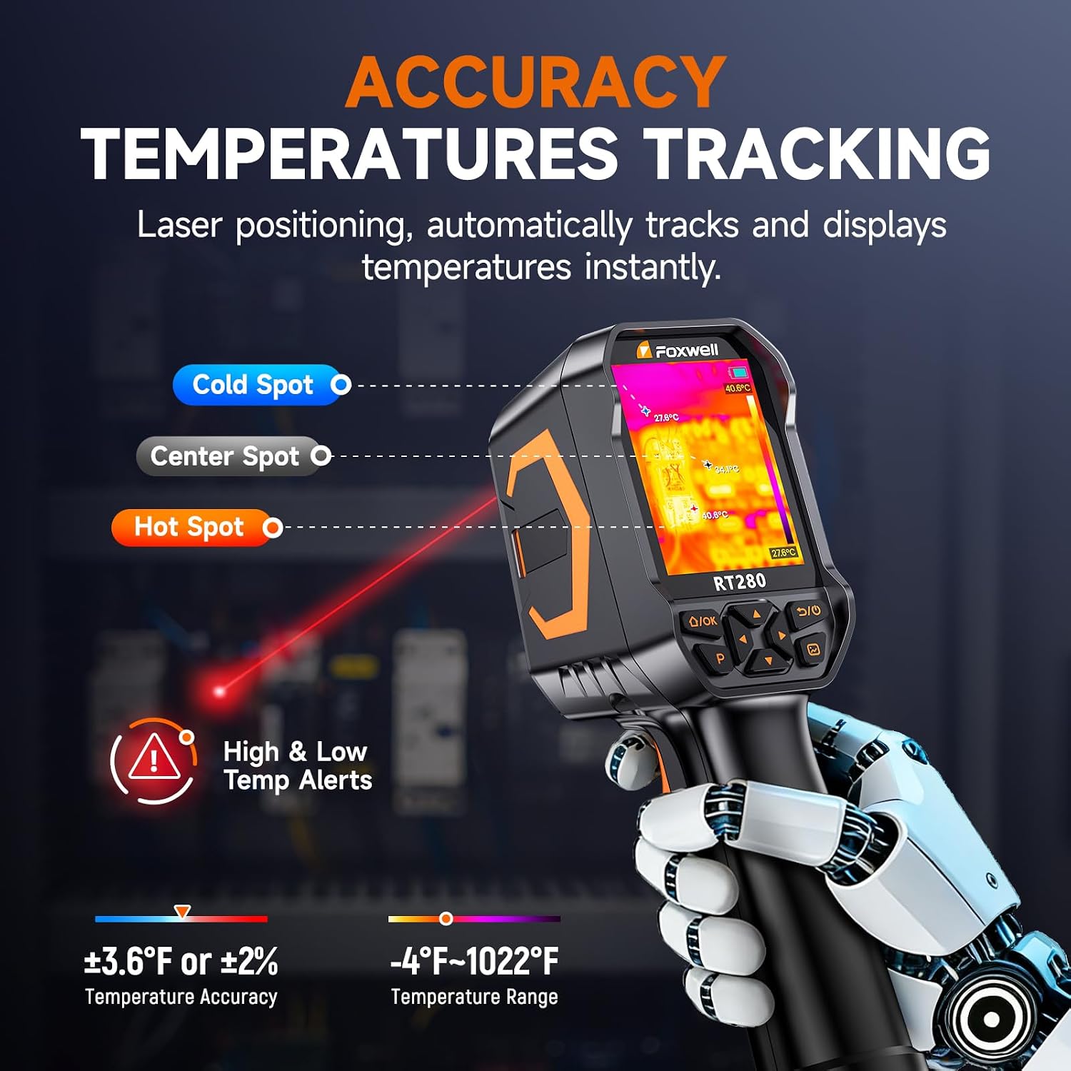 Detalle 1 de FOXWELL Thermal Imaging Camera RT280