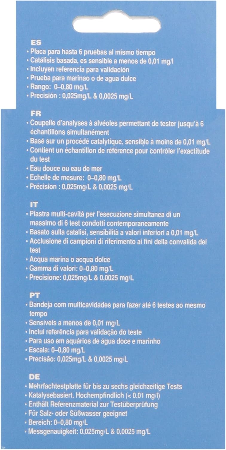Detalle 2 de Seachem MultiTest Copper 75 Tests