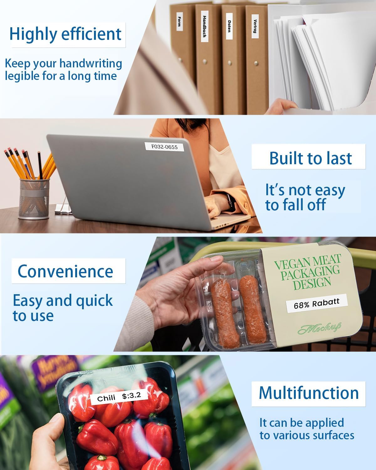 Thumbnail 4 de Fimax Tze-231 12mm Etikettenband 🏷️