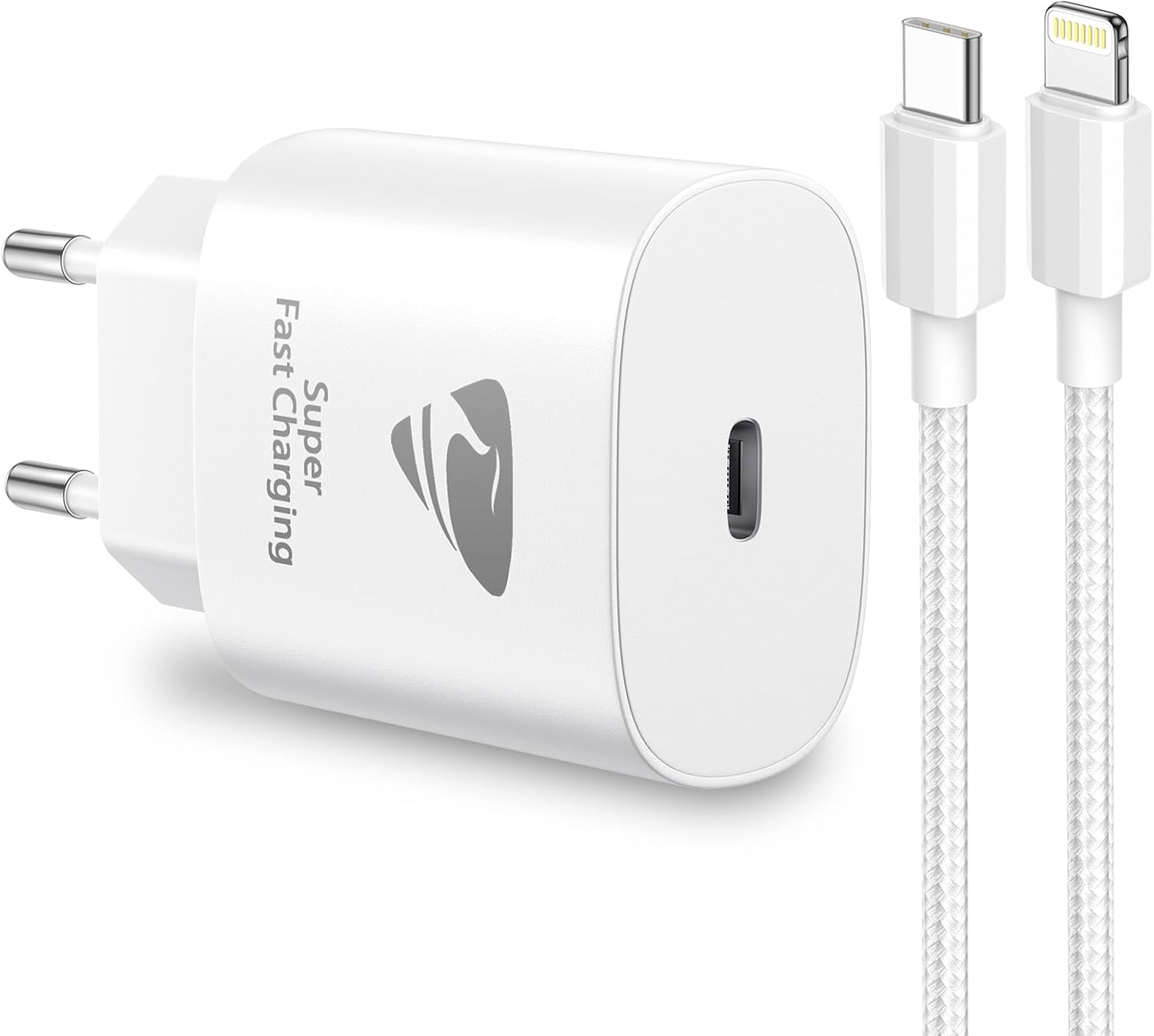 Thumbnail 6 de Caricatore USB-C 20W con cavo Lightning da 2 m – Yosou, ricarica rapida per iPhone e dispositivi