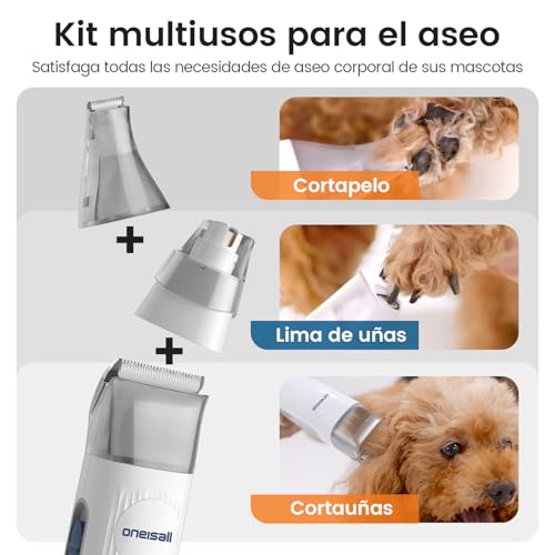 Thumbnail 4 de oneisall Cortapelos para Perros con Aspiradora de Pelo: 7 en 1 para un Aseo Completo en Casa