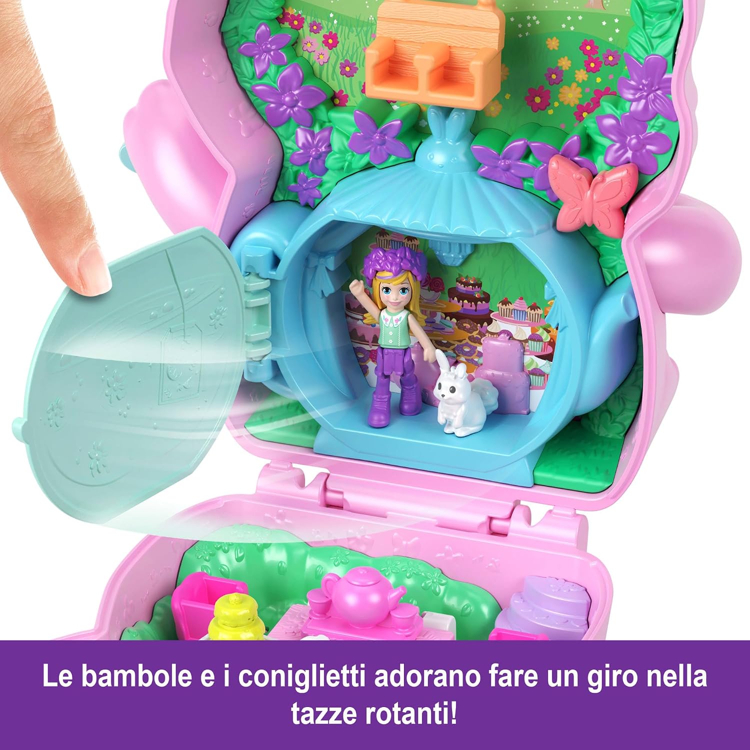 Thumbnail 4 de Polly Pocket JCR40 Coniglietto Ora del Tè