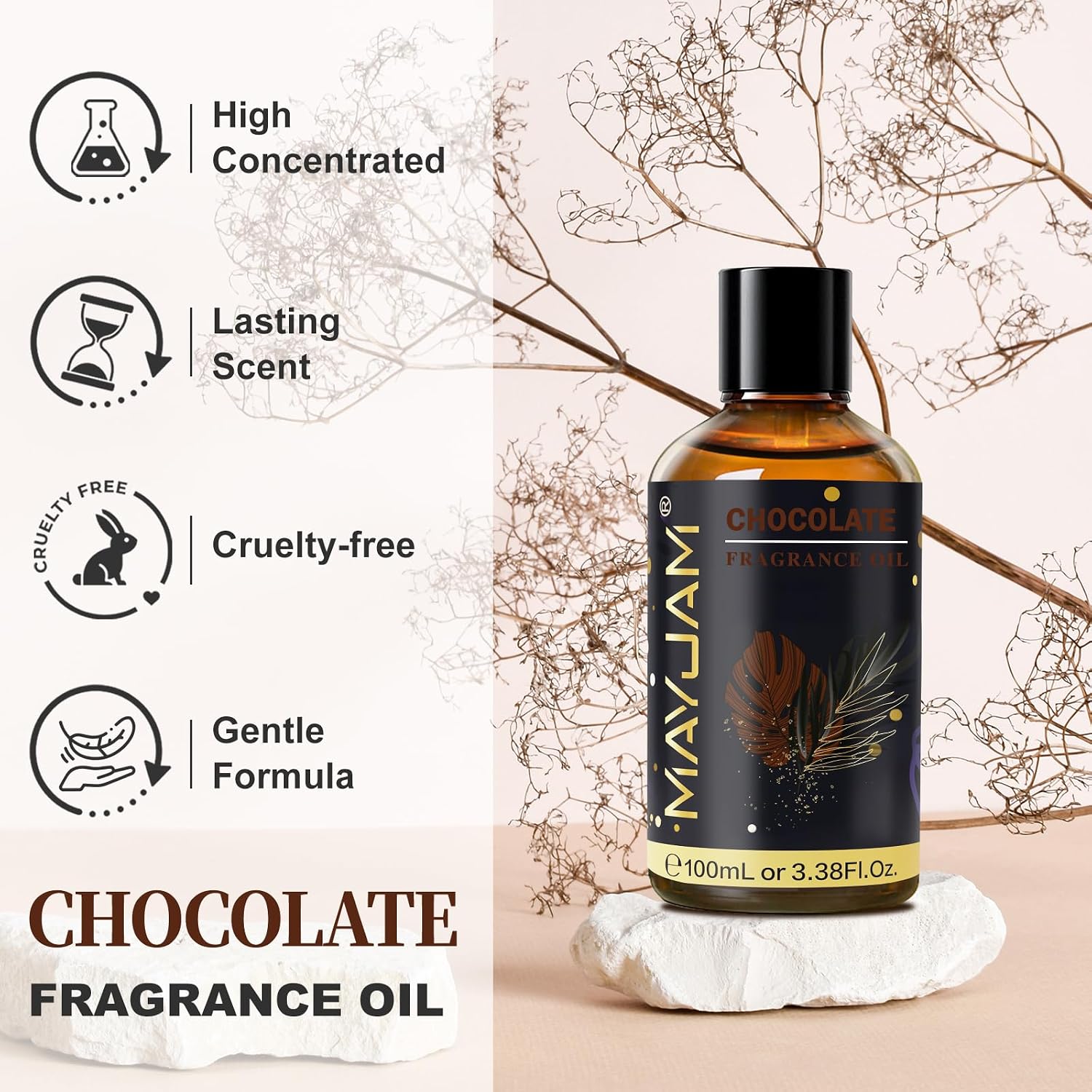 Detalle de MAYJAM Huile de chocolat 100ml ⚡