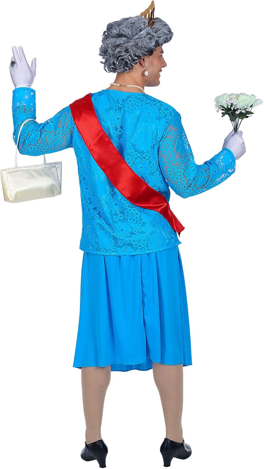 Thumbnail 2 de Costume homme « The Queen » W WIDMANN MILANO Party Fashion, look royale pour carnaval (taille M/L)