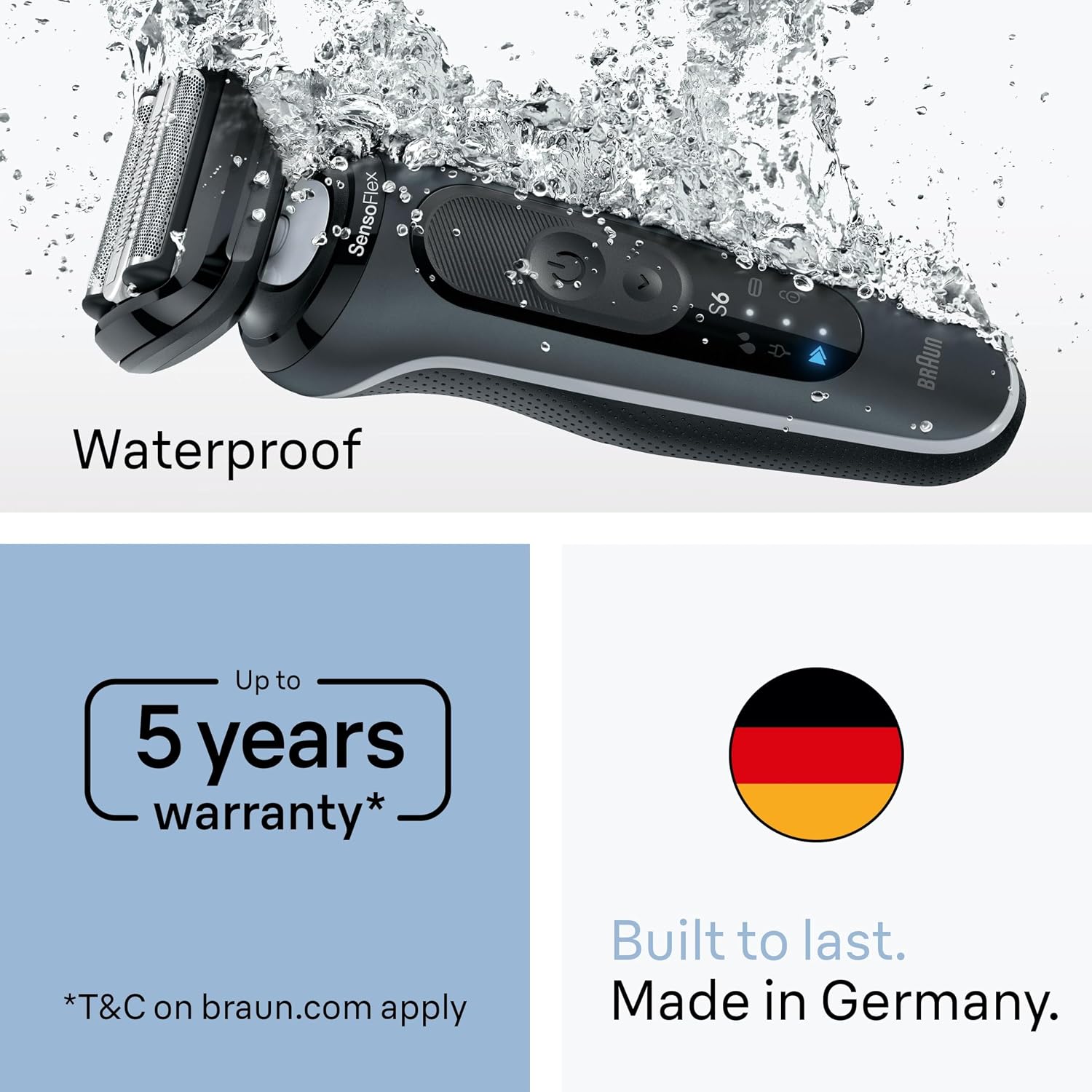 Thumbnail 5 de Braun Series 6 60 min electric shaver