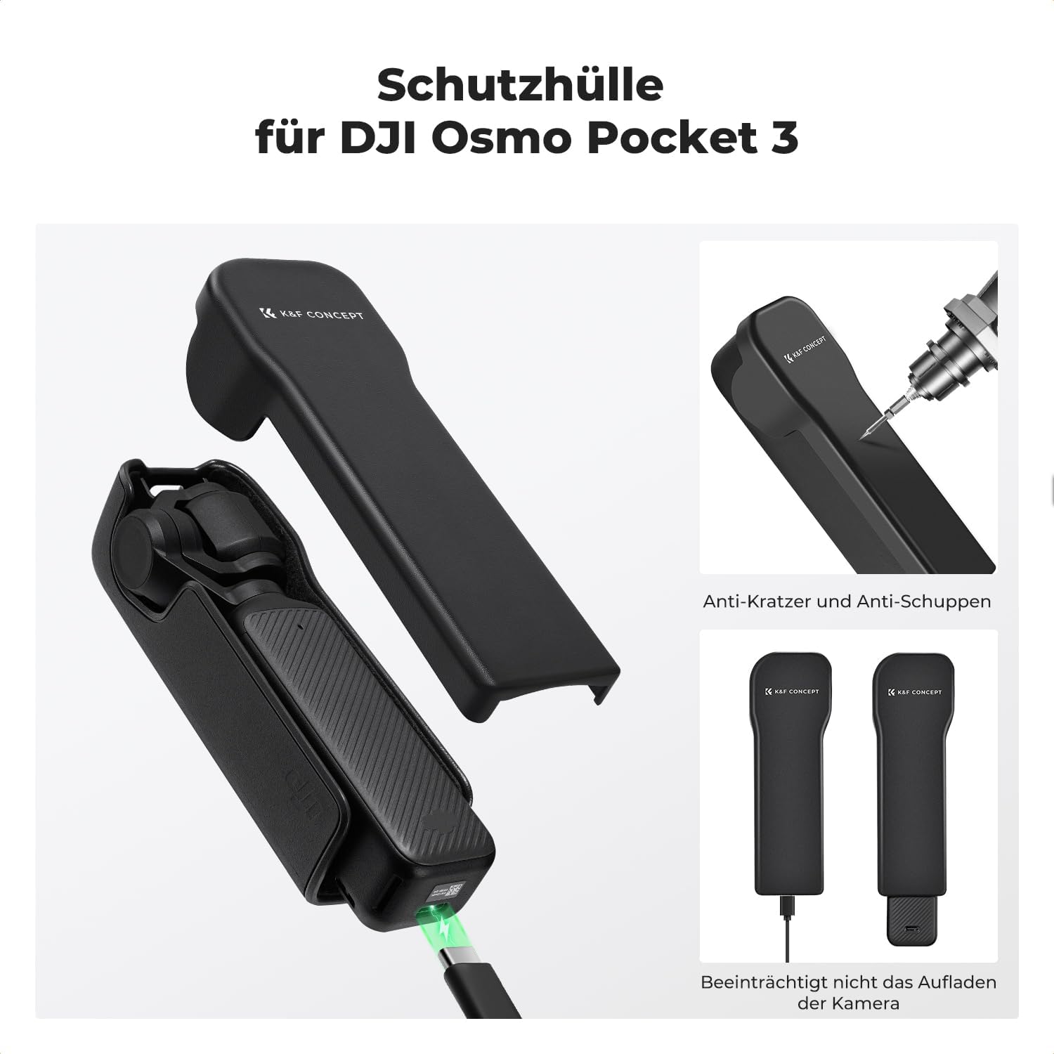Thumbnail 5 de K&F Concept Schutzhülle für DJI Osmo Pocket 3 Creator Combo – Anti-Drop Anti-Knock Schutzabdeckung