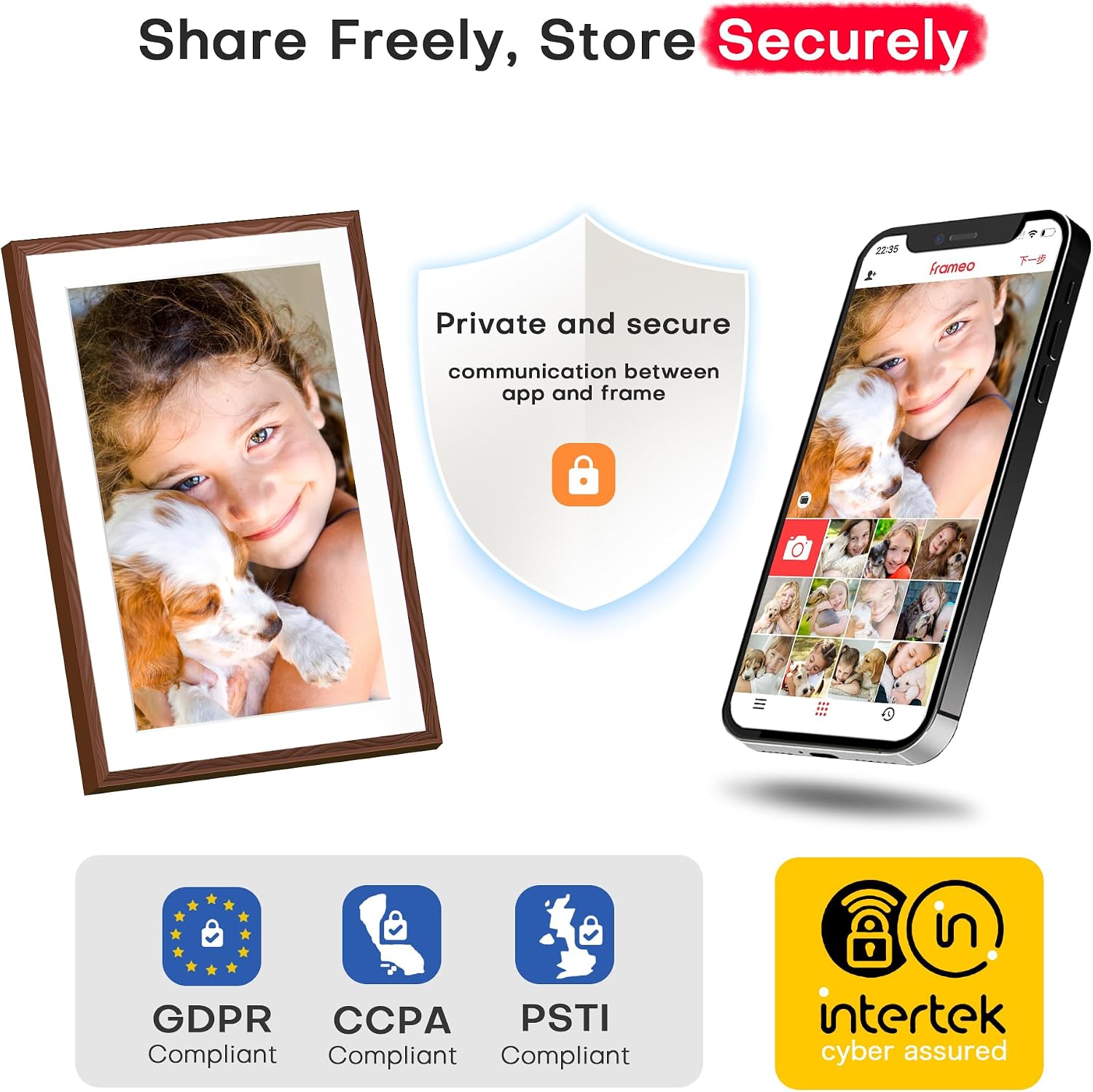 Thumbnail 6 de WiFi Digital Picture Frame, 32GB
