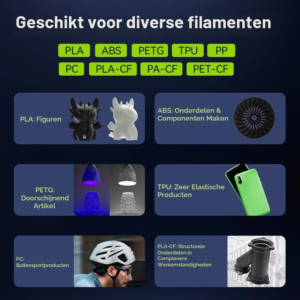 Thumbnail 5 de Creality K2 Plus 0,4 mm quick-swap-spuitmond van koperlegering en gehard staal