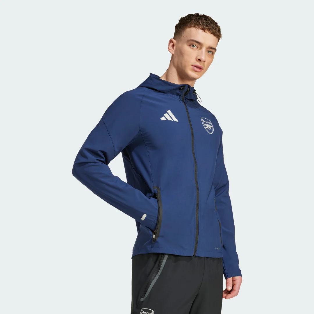 Thumbnail 2 de Chaqueta Arsenal Tiro 25 Competition Vis Tech Travel de Adidas – azul