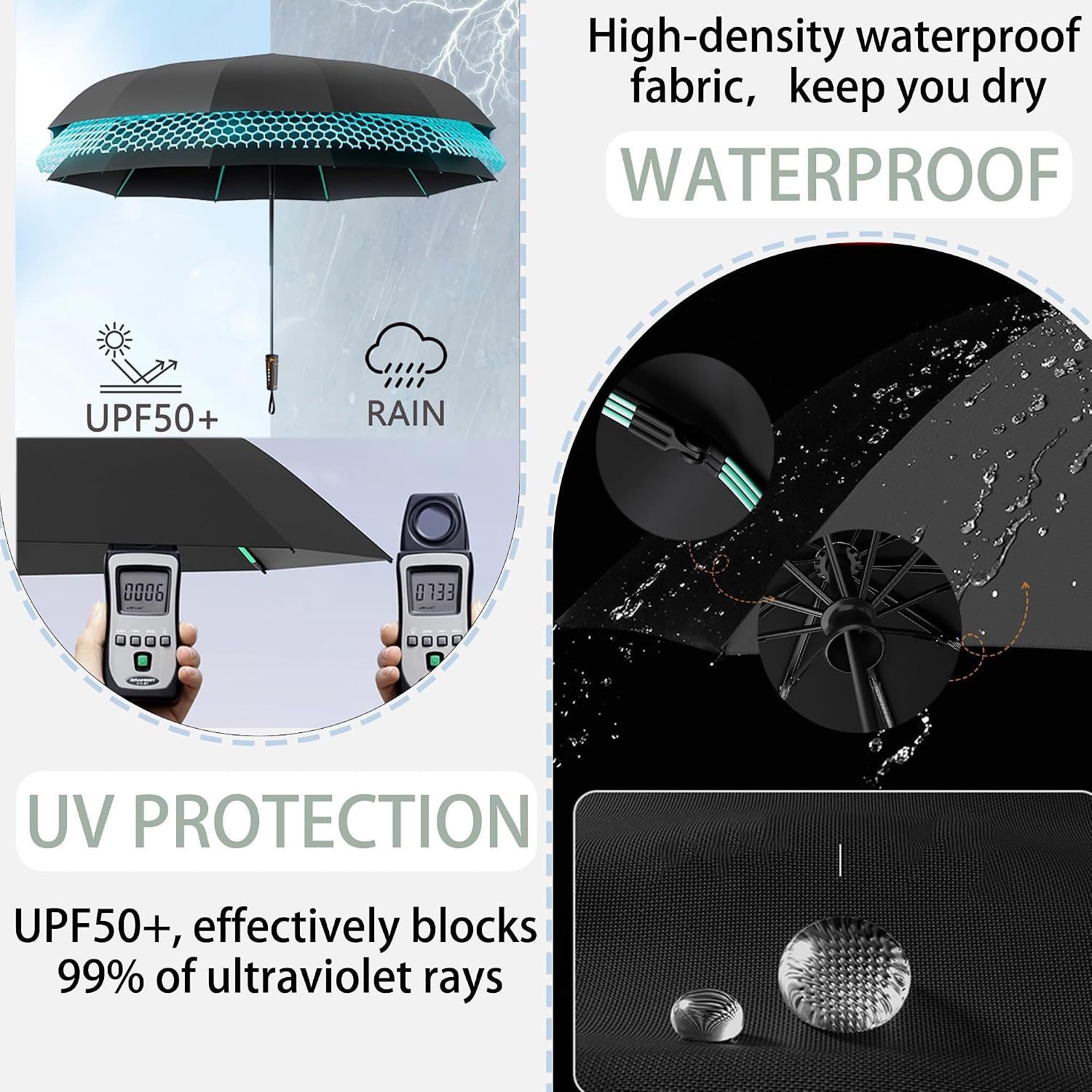 Thumbnail 2 de erised's bifrost Travel Folding Umbrella