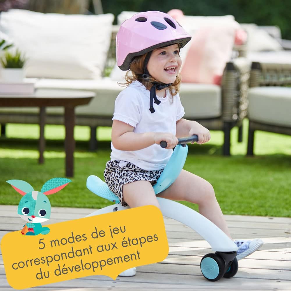 Detalle de Tiny Love Tiny Rider 5 en 1 – Trotteur, Porteur et Chariot de Marche pour Bébé (Prairie Rose)