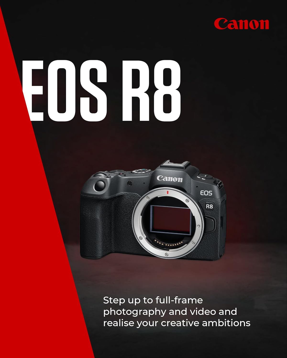 Detalle 2 de Canon EOS R8 24.2MP full‑frame mirrorless camera