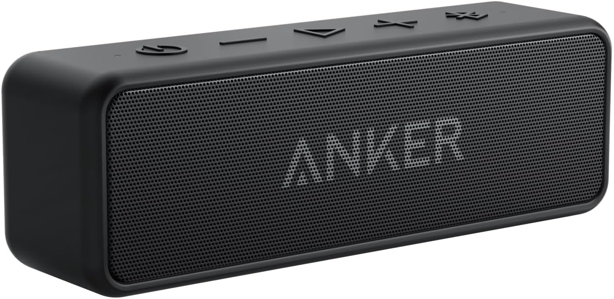 Detalle de Anker SoundCore 2: Altavoz Bluetooth Potente con IPX7 🎶