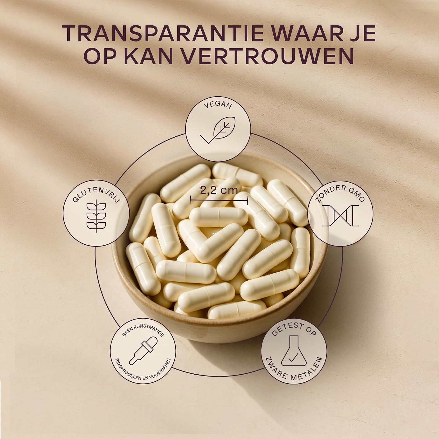 Detalle de AAVALABS magnesiumbisglycinaat 2505 mg, 300 mg elementair, 180 capsules