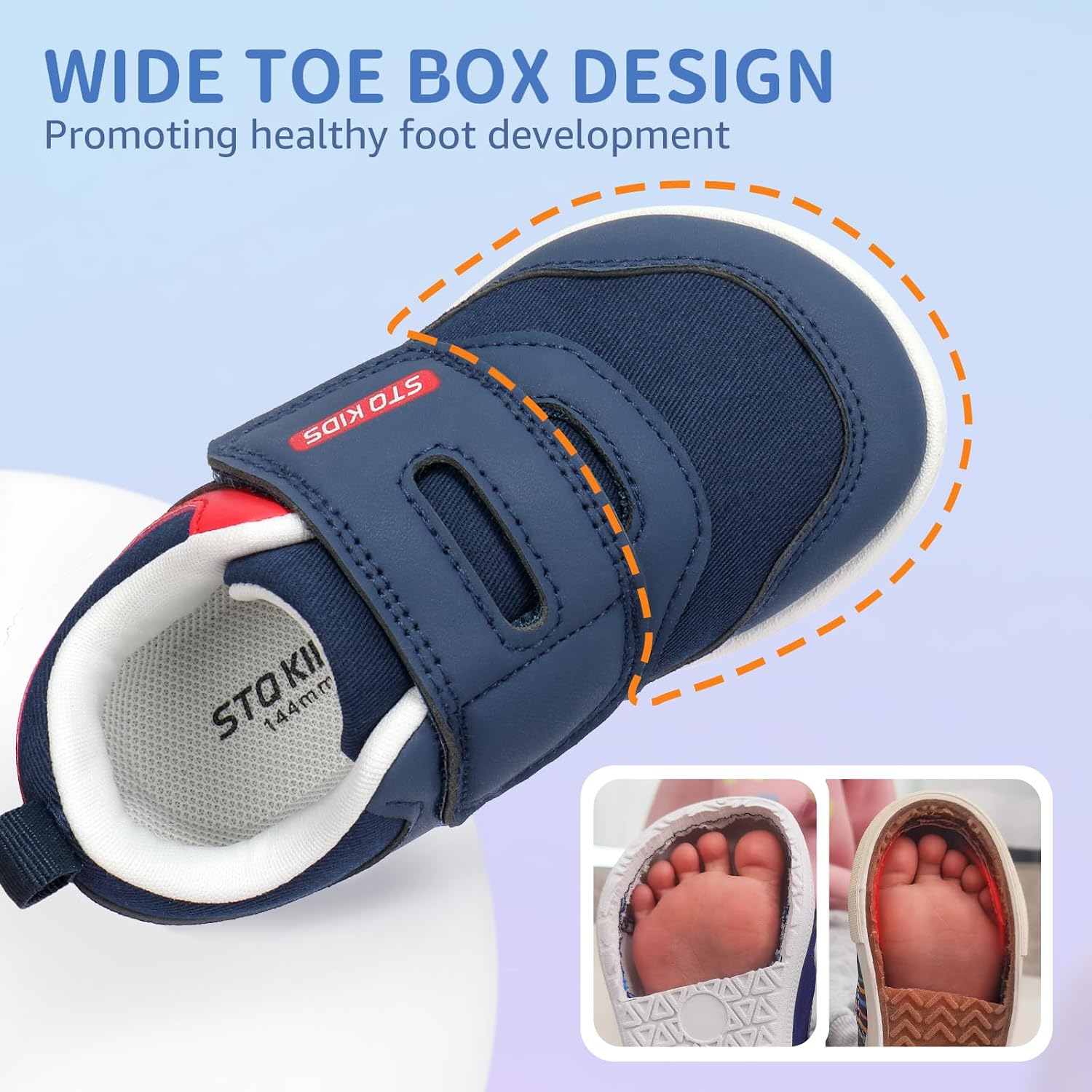 Detalle 2 de STQ Toddler Sneakers with Zero-Drop Sole