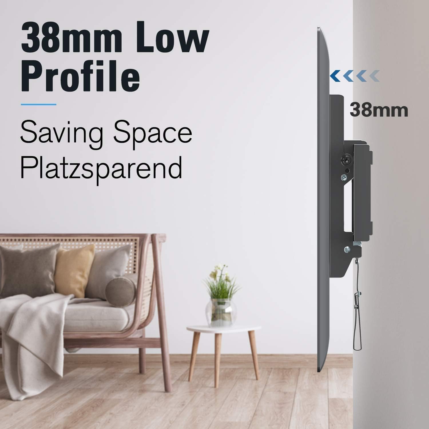 Detalle 2 de Mounting Dream MD2268 Tilt TV Bracket 40 KG