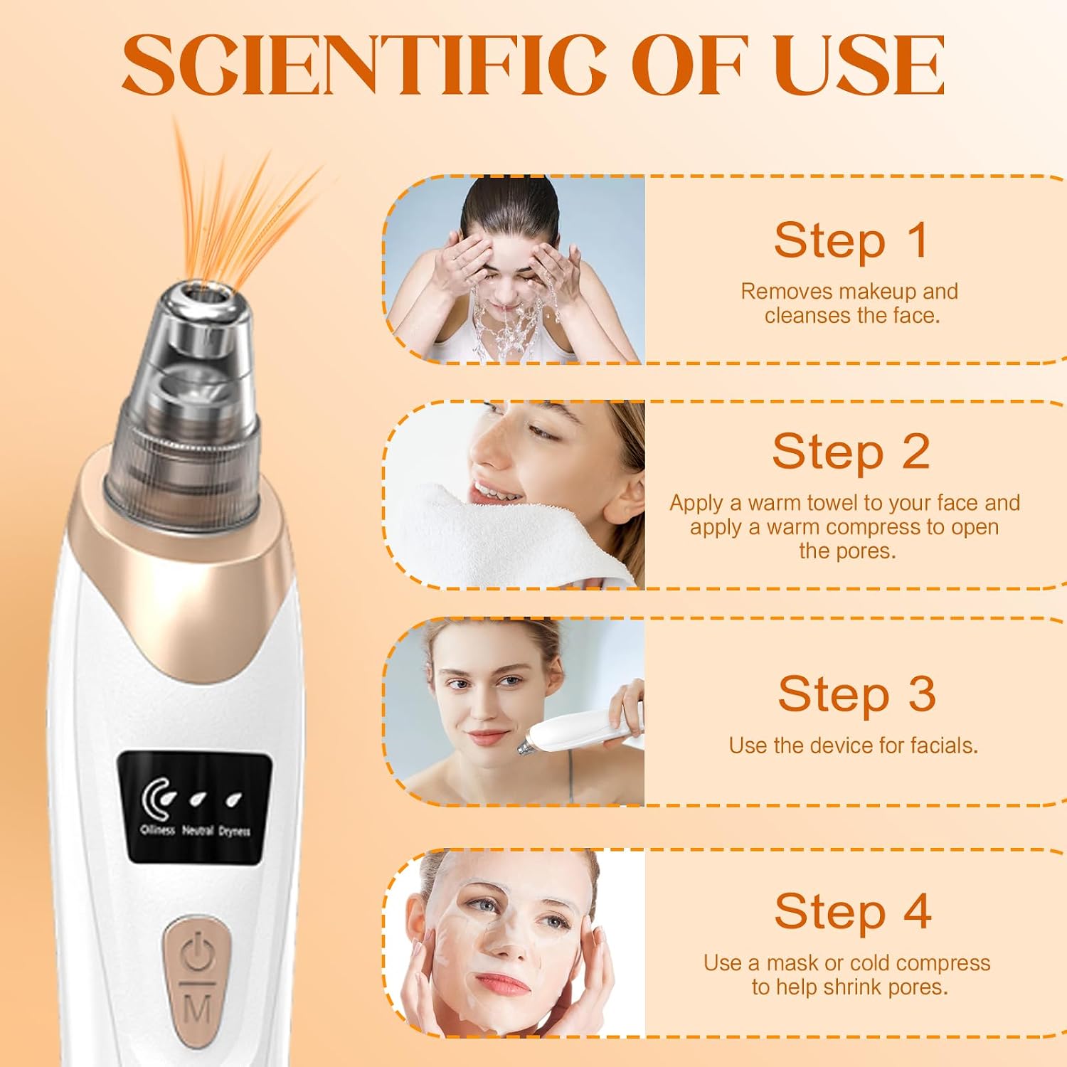 Thumbnail 4 de IGEAIIE Blackhead Remover Vacuum with 3 Suction