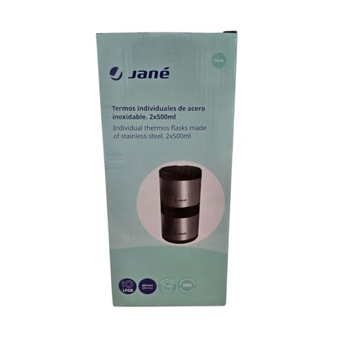 Thumbnail 2 de Jané Termos de Acero Inoxidable - Pack 2, 500 ml, Bolsa