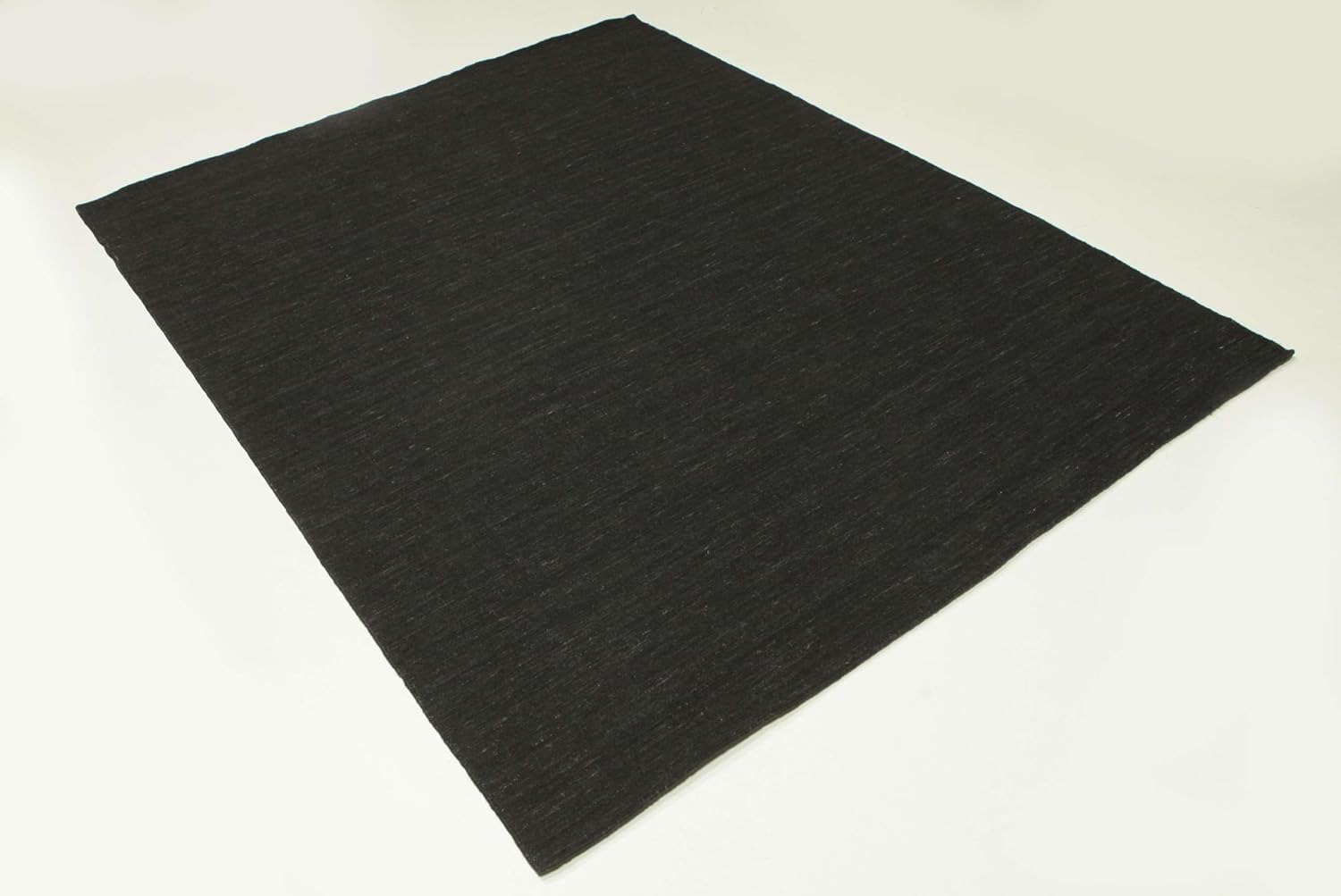 Detalle de RugVista Handloom Flat Rug, 200 x 250 cm Black Kilim