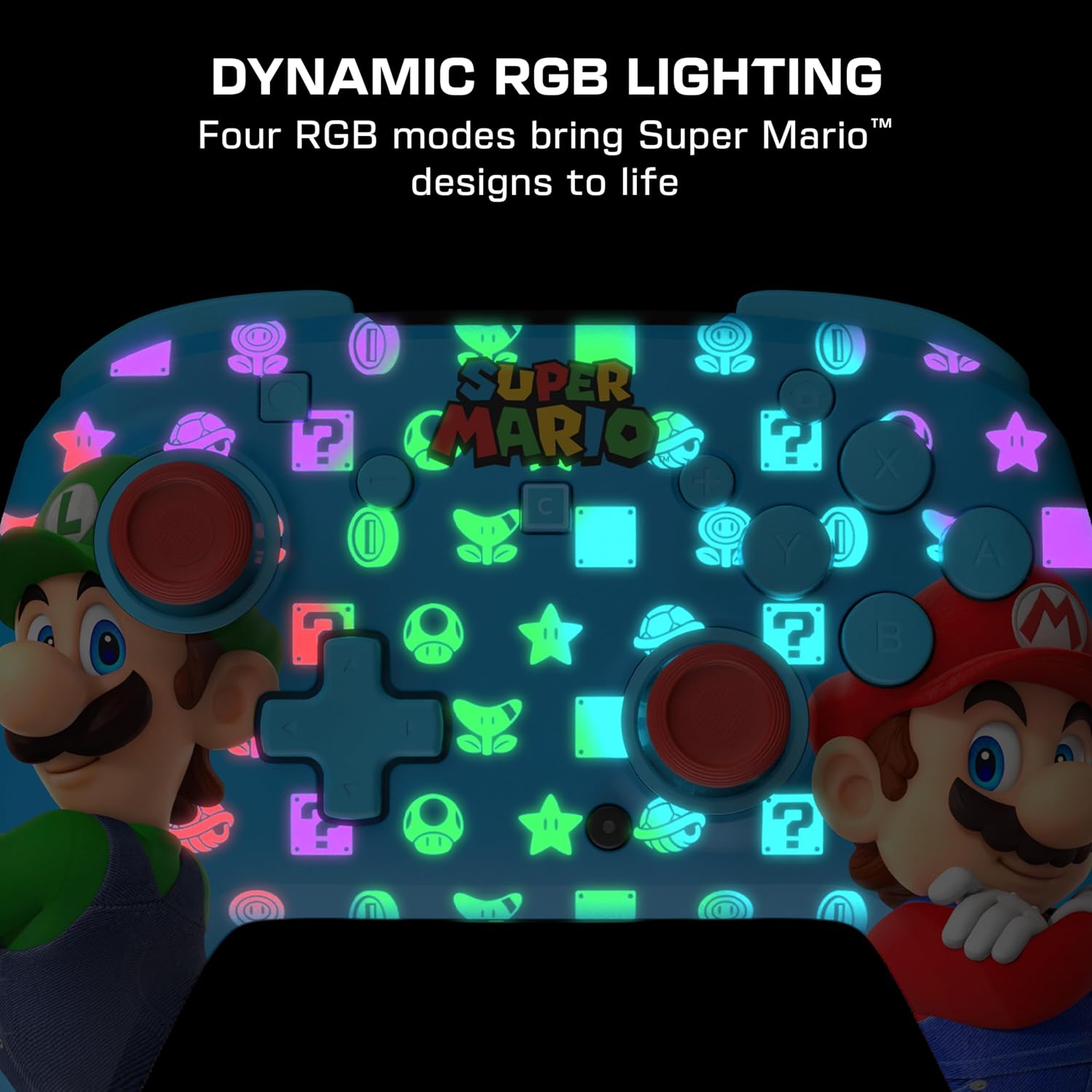 Thumbnail 6 de Turtle Beach Rematch Wireless Controller: Mario and Luigi – Officially Licensed for Nintendo Switch 2