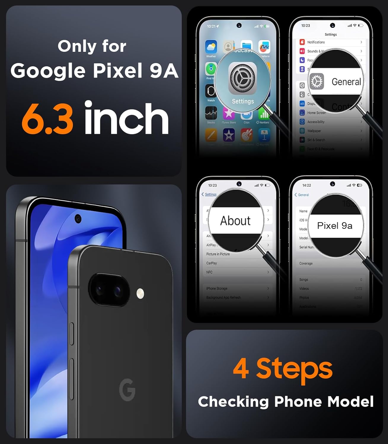 Thumbnail 1 de SPIDERCASE Pixel 9A Case 1.5mm