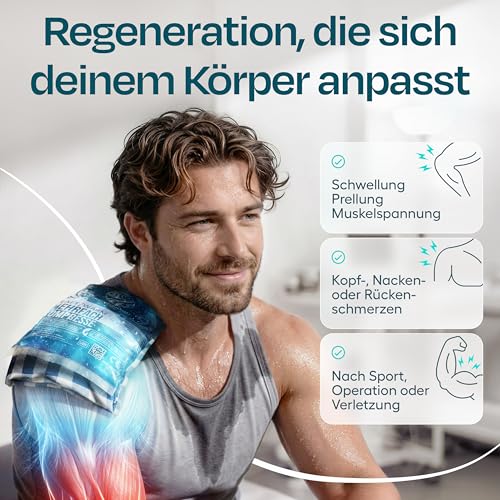 Thumbnail 2 de HIMMELSHAUCH MEDICAL Kühlpads 12x20 cm – 3er Set Kühlpack, wiederverwendbar