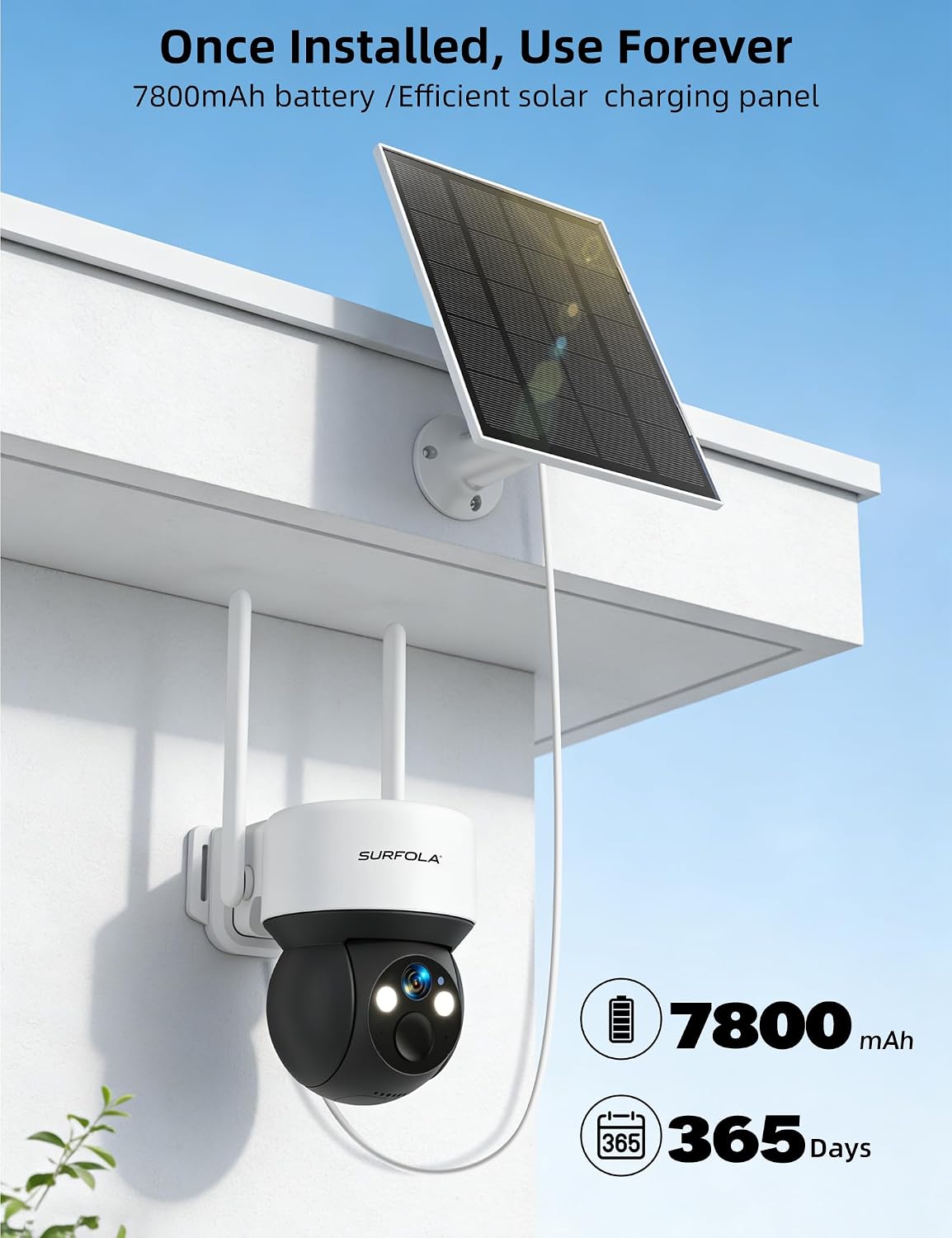 Thumbnail 2 de Surfola SC02-WB 4G Outdoor Camera with Solar Power and 2.5K Video
