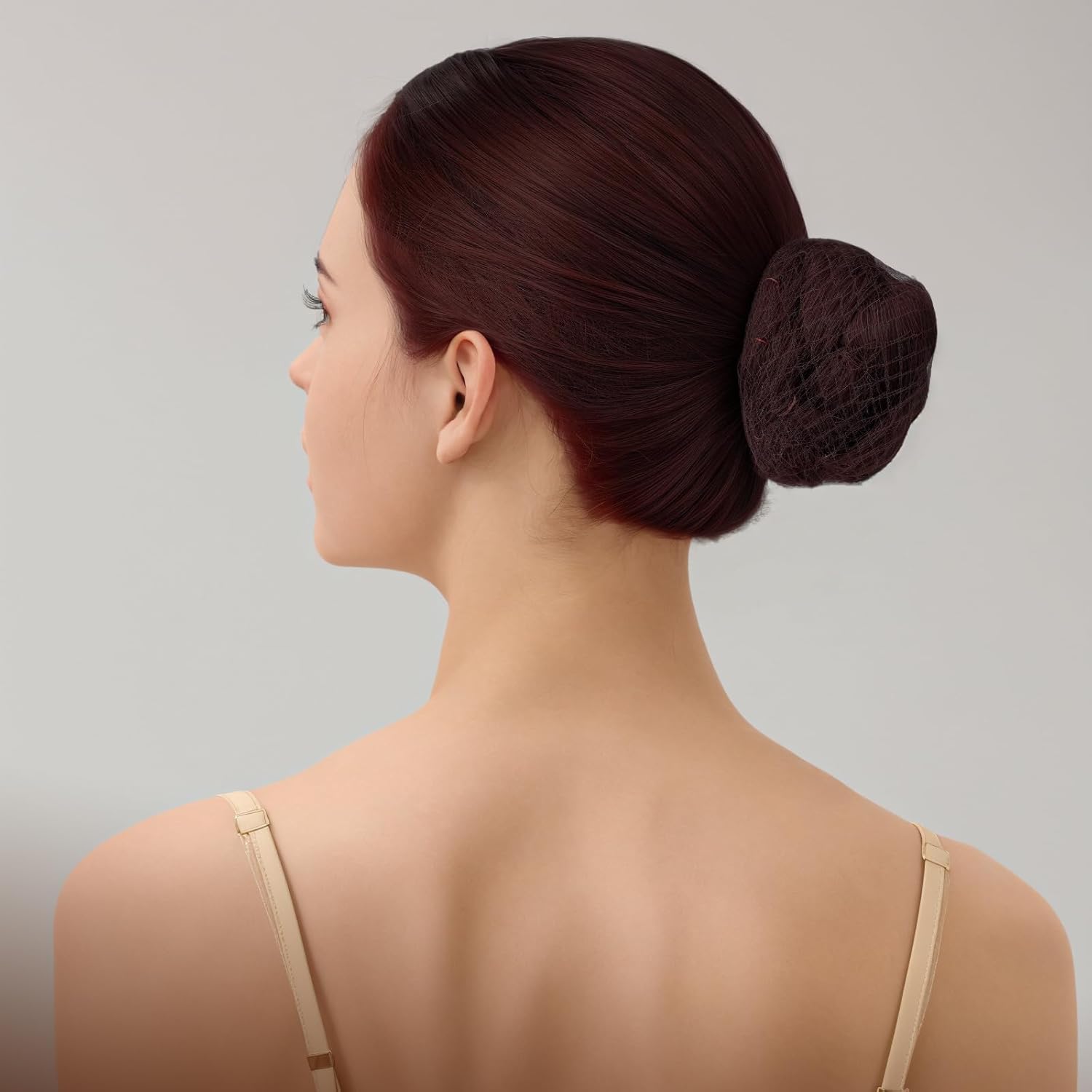 Thumbnail 6 de Teenitor Hair Accessories Hair Net Set for Ballet Bun | 40 Brown Hair Nets + 80 Bobby Pins, 3 Sizes