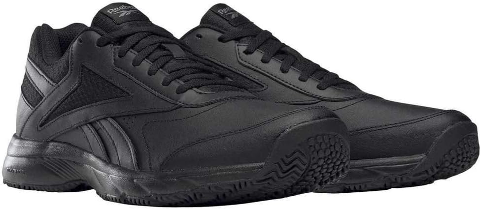 Thumbnail 3 de Reebok Work N Cushion 4.0 en cuir noir : baskets confort pour le travail