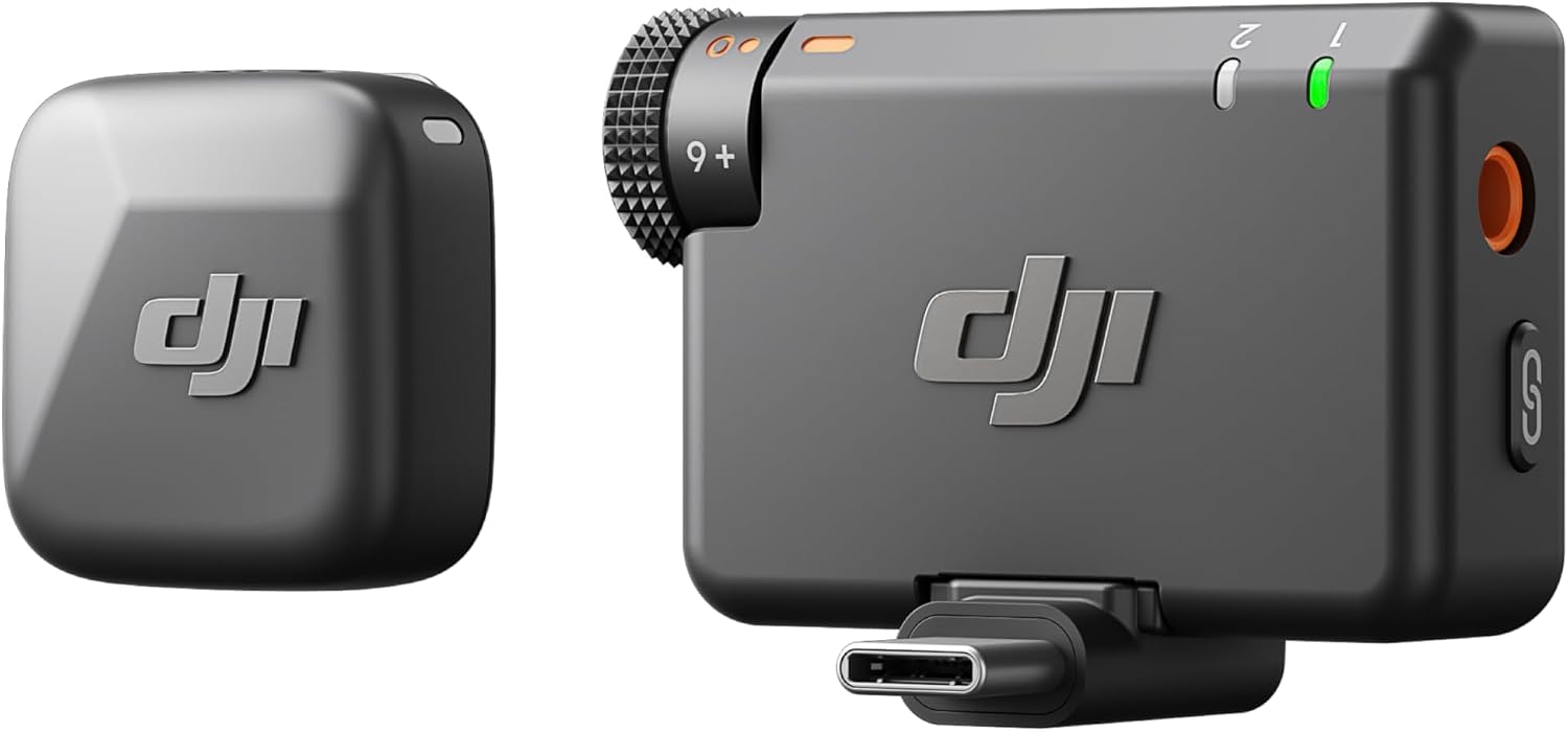 Detalle de DJI Mic Mini (1 TX + 1 RX) Wireless Microphone with Noise Cancelling