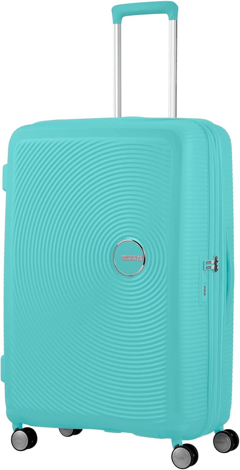 Thumbnail 6 de American Tourister Soundbox valise Spinner L extensible 77 cm (97/110 L) bleu Poolside Blue