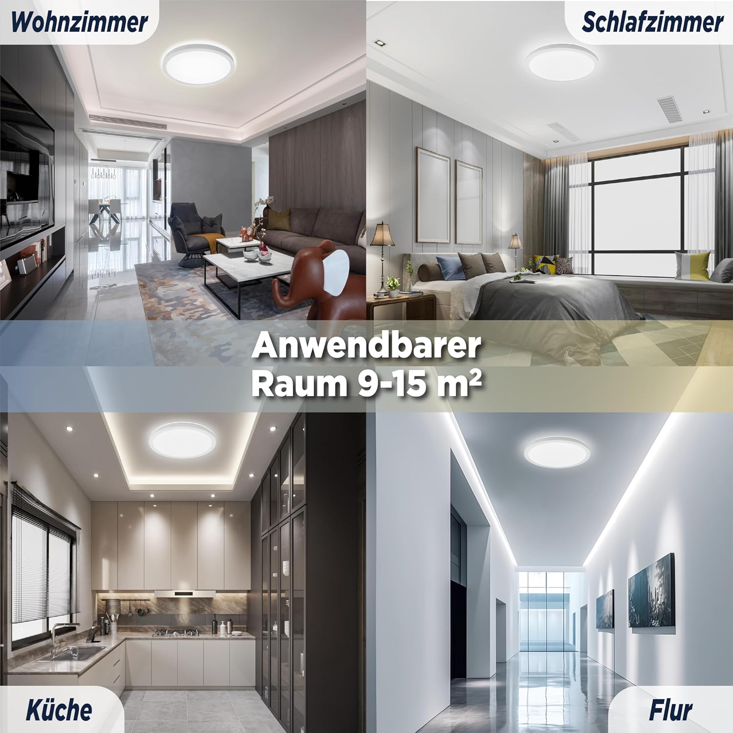 Thumbnail 6 de BestLuz LED Deckenleuchte 18 W 3600 lm