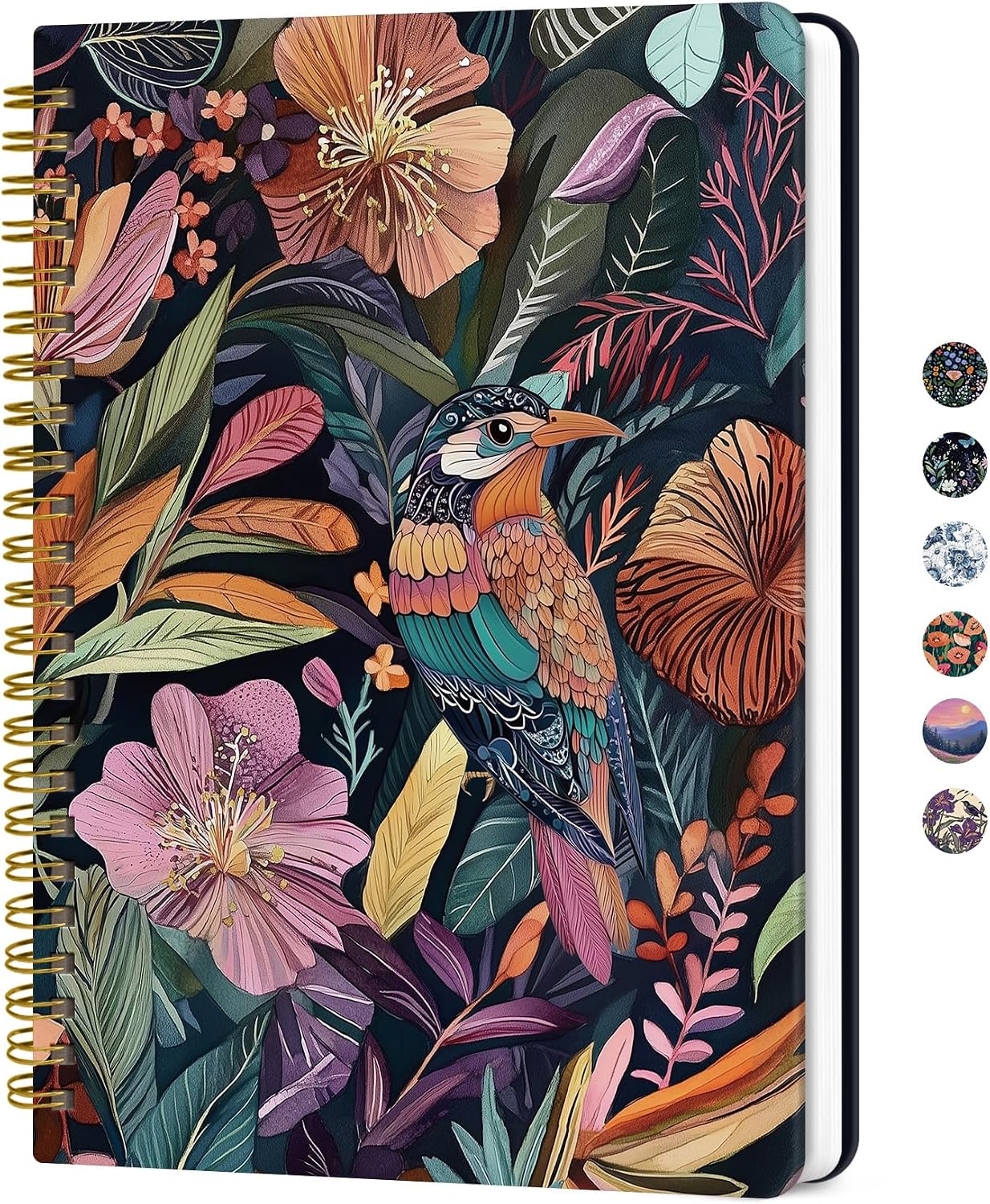 Detalle de ZOTIA Cute Spiral Journal, A5 Hardcover Notebook with 114 GSM Lined Paper