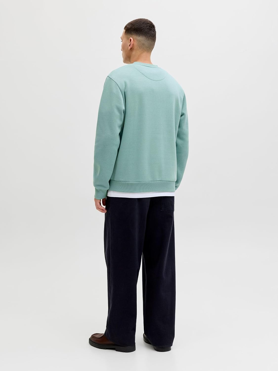 Thumbnail 3 de JACK & JONES Jjebradley Sweat Crew NOOS en azul mineral (talla L) para hombre