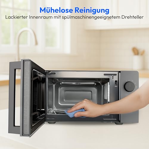 Detalle 2 de MEDION MD12211 Mikrowelle – 17 L, 700 W, kompakt, grau