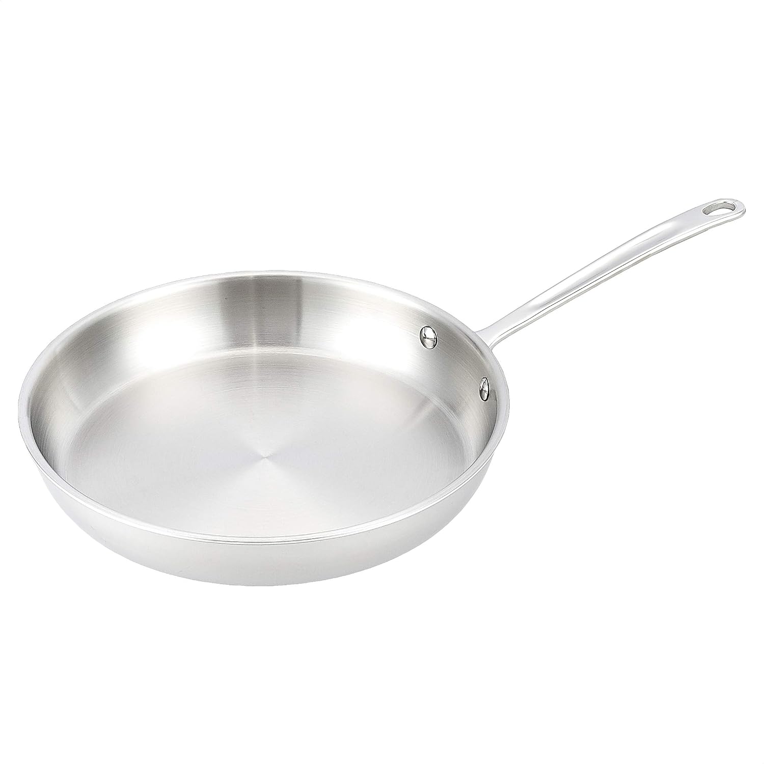 Thumbnail 5 de Amazon Basics Bratpfanne 28 cm aus Edelstahl mit Aluminiumboden – robust, induktionsgeeignet