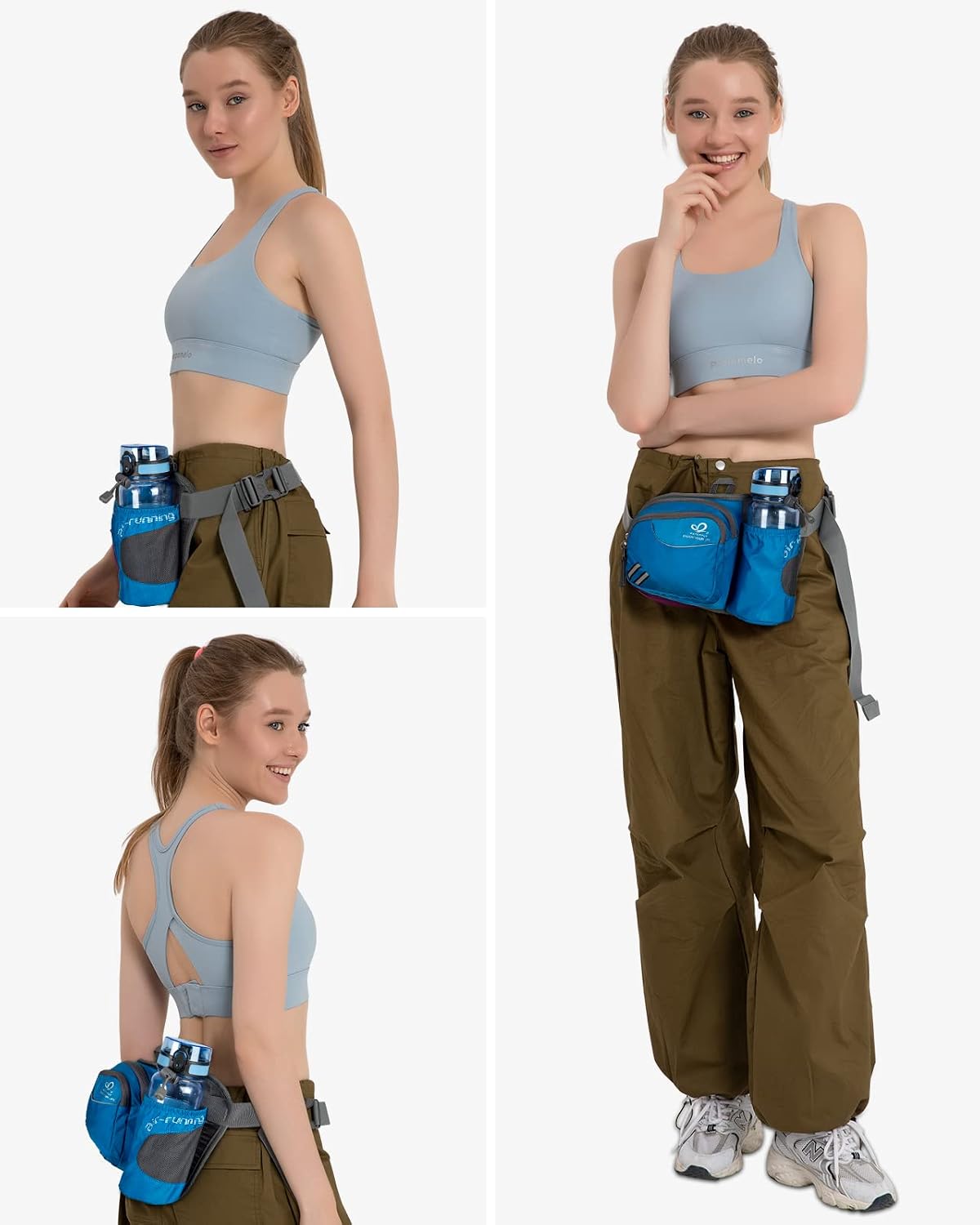 Detalle de WATERFLY Bauchtasche mit Flaschenhalter – wasserdicht, atmungsaktiv und ultraleicht